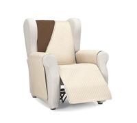 Martina Home Diamond Copridivano imbottito 1 Posto/Relax - Beige/Marrone
