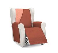 Martina Home Diamond Copridivano imbottito 1 Posto/Relax - Tegano/Corallo