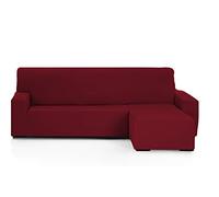 Martina Home - EMILIA - Copri Chaise Longue Elastico - Braccio destro corto (visto di fronte) - Bordeaux