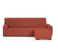 Martina Home - EMILIA - Copri Chaise Longue Elastico - Braccio destro corto (visto di fronte) - Tegola