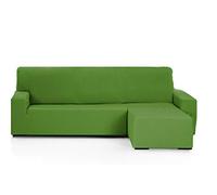Martina Home - EMILIA - Copri Chaise Longue Elastico - Braccio destro corto (visto di fronte) - Verde
