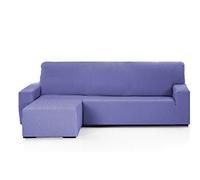 Martina Home - EMILIA - Copri Chaise Longue Elastico - Braccio sinistro corto (visto di fronte) - Porpora
