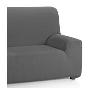 Martina Home Emilia Copridivano, Poliestere Cotone, Antracite, 2 Posti (120 a 170 cm)
