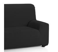 Martina Home Emilia Copridivano, Tela, Nero, 2 Posti (120 a 170 cm)
