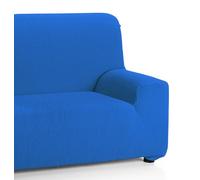 Martina Home Emilia Copridivano, Tessuto, Blu Elettrico, 4 Posti (220 a 260 cm)
