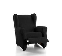 Martina Home Emilia Fodera per Poltrona, Tela, Nero, 33x8x42 cm