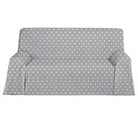 Martina Home - Foulard Multiuso/Plaid Modello Candy Star 230 x 270 cm. Grigio