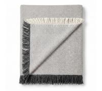 Martina Home Foulard, Tela, Ecru/Grigio, 230x260 cm