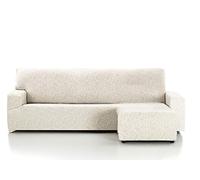 Martina Home Indiana Custodia Chaise Longue, Composizione del Tessuto: 50% Poliestere, 45% Cotone, 5% Elastan. qualità: Jacquard, Ecru, Brazo derecho Corto (Visto de frente)