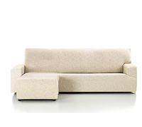 Martina Home Indiana Custodia Chaise Longue, Composizione del Tessuto: 50% Poliestere, 45% Cotone, 5% Elastan. qualità: Jacquard, Cammello, Brazo izquierdo Corto (Visto de frente)