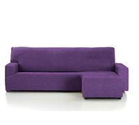 Martina Home Indiana Custodia Chaise Longue, Composizione del Tessuto: 50% Poliestere, 45% Cotone, 5% Elastan. qualità: Jacquard, Viola, Brazo derecho Corto (Visto de frente)
