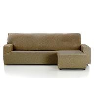 Martina Home Indiana Custodia Chaise Longue, Composizione del Tessuto: 50% Poliestere, 45% Cotone, 5% Elastan. qualità: Jacquard, Marrone, Brazo derecho Corto (Visto de frente)