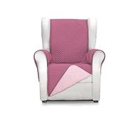 Martina Home Milano Copridivano imbottito 1 Posto/Relax - Melanzane/Salmone