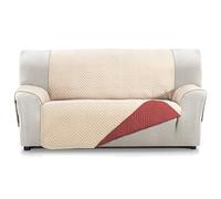 Martina Home Milano Copridivano imbottito 2 Posti XL - Beige/Rossa