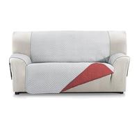 Martina Home Milano Copridivano imbottito 3 Posti XL - Rosso/Grigio