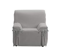 Martina Home Riga Copridivano Fiocchi, Grigio, 1 Posto