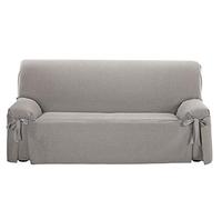 Martina Home Riga Copridivano Fiocchi, Grigio, 3 Posti