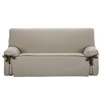 Martina Home Riga Copridivano Fiocchi, Lino, 4 posti