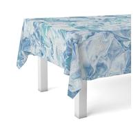 Martina Home Tovaglia in tela cerata Genil, 140 x 140 cm, colore: blu