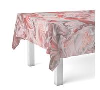 Martina Home Tovaglia in tela cerata Genil, 200 x 140 cm, colore: rosso