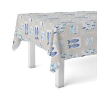 Martina Home TOVAGLIA IN TELA CERATA PESCI 250X140 UNICA