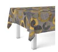 Martina Home Tovaglia in tela cerata Tambre, 300 x 140 cm, colore: giallo