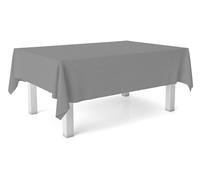 Martina Home Tovaglia in tela cerata TER grigia 200 x 140 cm