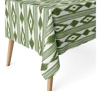 Martina Home Tovaglia resinata Islas, 180 x 140 cm, colore: verde