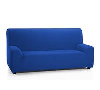 Martina Home Tunez, Copridivano elastico, Tela (50% poliestere, 45% cotone, 5% elastan), Blu Elettrico, 4 Posti (240-270 cm larghezza)