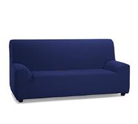 Martina Home Tunez, Copridivano elastico, Tela (50% poliestere, 45% cotone, 5% elastan), Blu Mare, 3 Posti (180-240 cm larghezza)