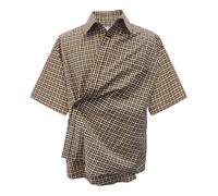 Martine Rose - Camicia a maniche corte con motivo a quadri - - Shirts - Uomo - Multicolore - M