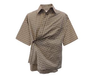Martine Rose - Camicia a maniche corte con motivo a quadri - - Shirts - Uomo - Multicolore - M