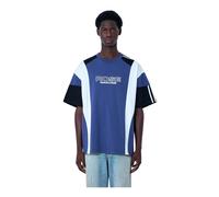 Martine Rose - Graphic Panel T-Shirt - - Tops - Uomo - Blu - M