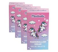 MARTINELIA - Eau De Toilette Per Bambini - Profumo Tenero Per Bambini, Flacone Carino Per Ragazza - Profumo Marshmallow - Piccolo Formato - Modello Casuale - 1 Unità (Confezione da 4)