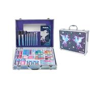MARTINELIA Galaxy Dreams Super Case - Valigetta per trucchi con fantastici motivi unicorno, con ampia selezione di trucchi per bambini, regalo per ragazze, Multicolore, 8/34,5/26 cm, Valigetta per
