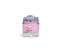 MARTINELIA My Best Friends Big Makeup Case - Set di trucchi colorati per bambini, con specchio, ombretto e lucidalabbra, ideale come regalo per compleanno delle ragazze, Multicolore, 17,5/17/18 cm,
