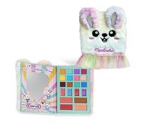 MARTINELIA - Palette di trucco coniglio per bambini - Cofanetto di bellezza - Set di ombretti, lucidi labbra e blush per ragazza - tema circo - regalo per ragazza
