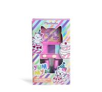 MARTINELIA - Set di 2 smalti per unghie a base d'acqua e tavolozza di 3 ombretti per bambini - baule per trucco ragazza - senza prodotto nocivo - regalo per ragazza dai 3 anni