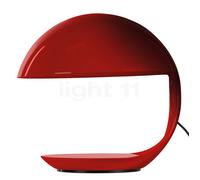 Martinelli Luce Cobra Lampada da tavolo, rosso