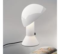 Martinelli Luce Elmetto Lampada da Tavolo a Luce Diretta e Indiretta, Bianco, Resina