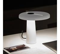 Martinelli Luce Hoop lampada LED da tavolo, bianco 824/BI