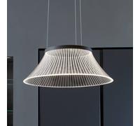 Martinelli Luce Lampada LED a sospensione Plissé, inciso al laser Martinelli Luce