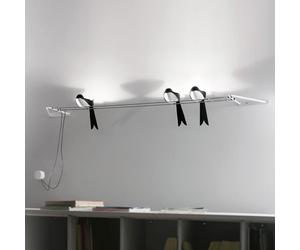 martinelli luce Le Rondini lampada a parete, GY6.35, 1249/3/L/1, Le Rondini [Lampade per Interni > Lampade a Parete]