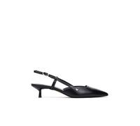 MARTINELLI Scarpe tacco in pelle modello Gaeta per signora, Nero 5P, 36 EU