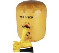 Berger & Schröter Air Jack - Cric ad aria 3 t, altezza di lavoro: 60 cm (max), giallo/nero