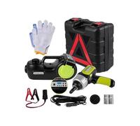 Martinetto elettrico idraulico 12V 5T che solleva luce a LED da 13-36 cm e cassetta degli attrezzi ecc. di sollevamento for riparazione auto Per principianti del fai da te