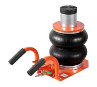 Martinetto Idraulico Cric pneumatico 3T, cricco 3-8S con colonna rialzata, 6 tubi in acciaio, cuscinetto in gomma spessa, adatto for berline, SUV, pick-up