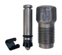 Martinetto idraulico Pompa Olio Parte Corpo per martinetti orizzontali da 2 e 2,5 tonnellate - Costruzione in acciaio, Pistone a tenuta d'olio, design compatto a cilindro (D)