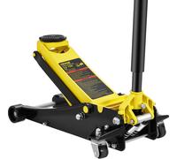 VEVOR Martinetto da Pavimento a Basso Profilo 3 Tonnellate Martinetto da Pavimento da Corsa in Acciaio per Carichi Pesanti con Pompa a Sollevamento a Doppio Pistone, Campo di Sollevamento 75-495 mm