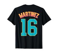 Martinez 16 Numero Personalizzato Cognome Maglietta